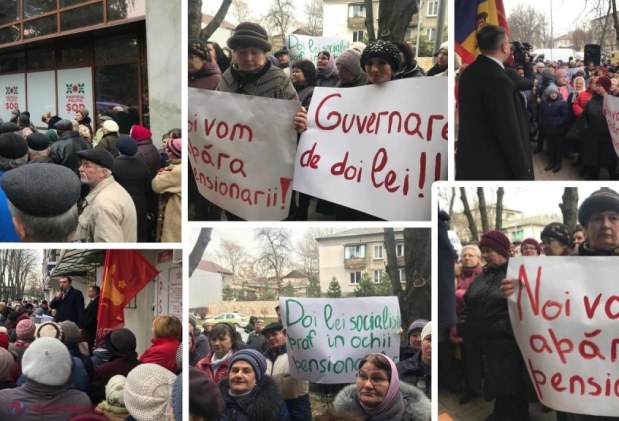 VIDEO, DOC // Proteste în toată REPUBLICA. Membrii și simpatizanții Partidului „ȘOR” cer majorarea pensiilor: „Suntem gata să organizăm acțiuni masive de protest împotriva actualei guvernări corupte și incompetente”