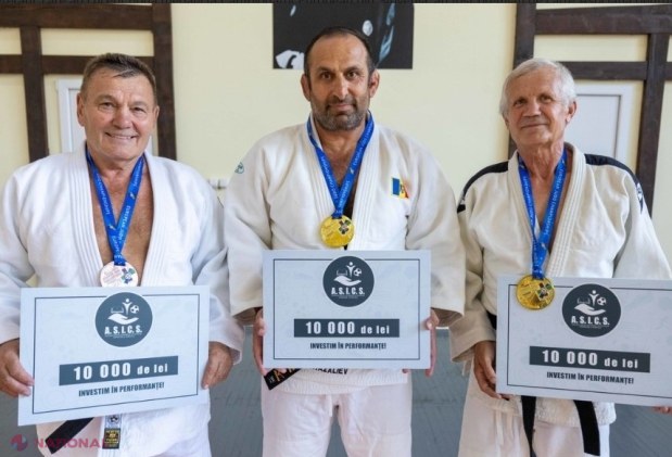 VIDEO // Medaliații de la Campionatul European de Judo Veterani 2023 din Slovenia, premiați de A.S.I.C.S.