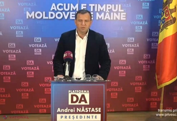VIDEO // Andrei Năstase face declarații după închiderea secțiilor de votare din republică