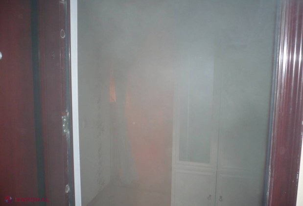 VIDEO  FOTO // 28 de apartamente de la mansadra unui bloc din capitală au ars în totalitate