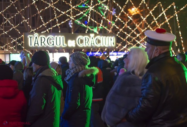 VIDEO, FOTO // REVELION cu focuri de ARTIFICII spectaculoase la Târgul de Crăciun. Cei prezenți au asistat la un concert susținut de „Gândul Mâței”, „Brio Sonores”, „Noroc” și Vali Boghean Band
