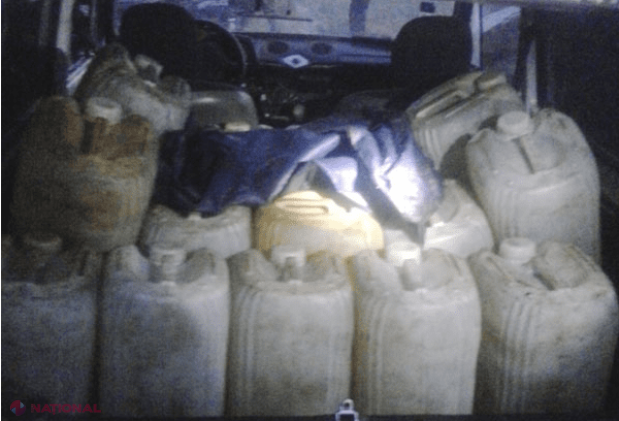 Contrabandă cu aproape 800 de litri de motorină în sudul R. Moldova