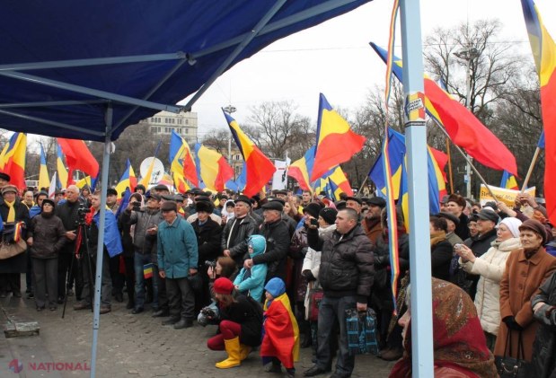 REPORTAJ FOTO, VIDEO // La Marea Adunare Tricoloră din centrul capitalei s-a scandat „UNIRE, UNIRE!!!”