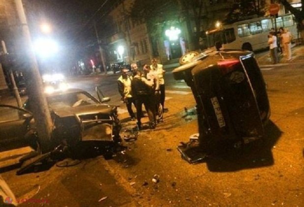 GRAV accident în preajma Ambasadei României de la Chișinău
