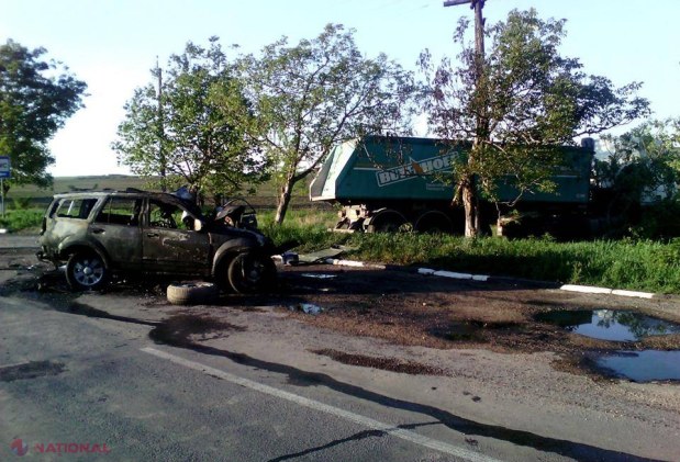 FOTO // Accident INFIORĂTOR la Edineț. Un bărbat și-a pierdut viața