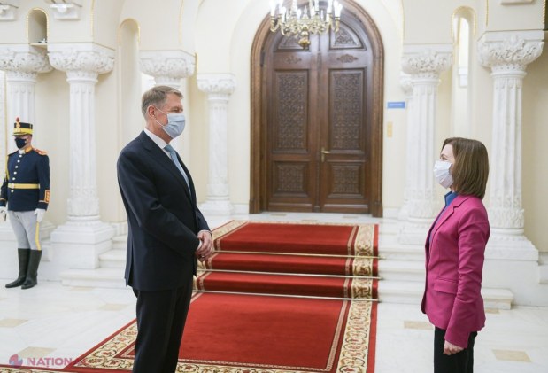 FOTO // Maia Sandu, primită la Palatul Cotroceni. MESAJUL tranșant transmis de Klaus Iohannis