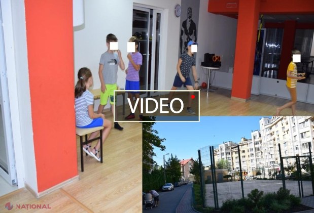VIDEO // Tabără de odihnă pentru copii, CLANDESTIN la subsolul unei săli de sport din Chișinău: Ce au găsit oamenii legii la fața locului