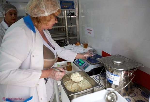 FOTO // Mâncare de la RESTAURANT pentru copiii din grădinițele din Orhei