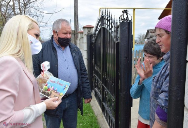 FOTO // Mai mult de 1 000 de pensionari și familii cu venituri modeste din raionul Orhei au primit cadouri de Paște de la echipa lui Ilan Șor
