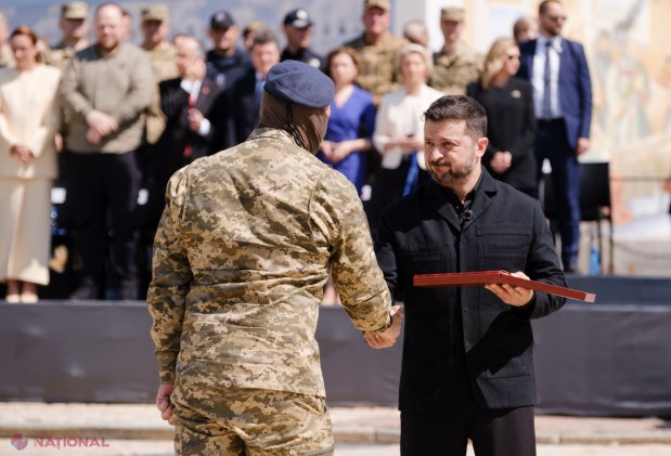 GALERIE FOTO // „Bombele nu pot transforma demnitatea în supunere” – Mesajul emoționant al Maiei Sandu pentru poporul ucrainean cu ocazia Zilei Statalității Ucrainei