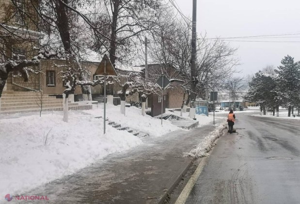 FOTO // „Orheiul, din nou este un exemplu pentru toată țara”: Autoritățile locale susțin că au MOBILIZAT toate serviciile comunale și au făcut față ninsorilor puternice