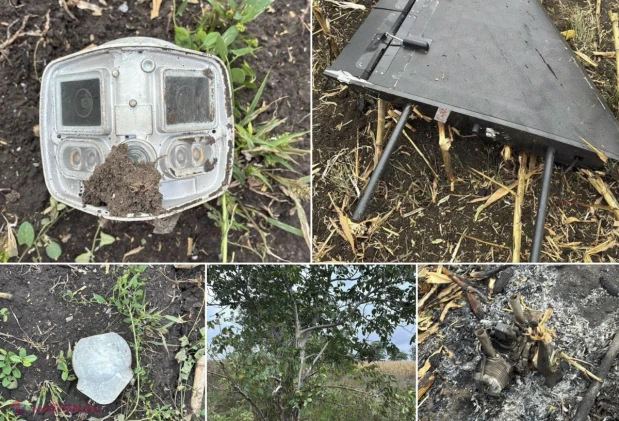 Imagini EXCLUSIVE de la Florești // SPIONAJ aerian peste R. MOLDOVA din partea Rusiei. Drona rusească prăbușită la Florești avea cameră de supraveghere. Aparatul de zbor s-a lovit de un copac și a explodat