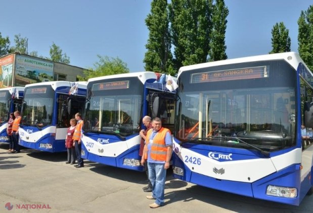 Cinci troleibuze FĂRĂ fir vor lega, de astăzi, o suburbie de centrul Chișinăului