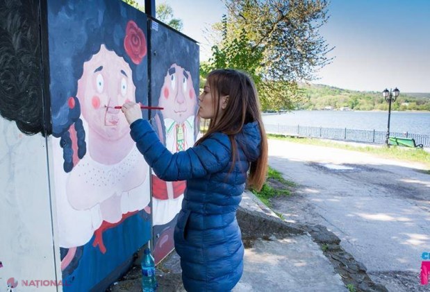 FOTO // Un NOU personaj i s-a alăturat lui Guguță într-un parc din Chișinău
