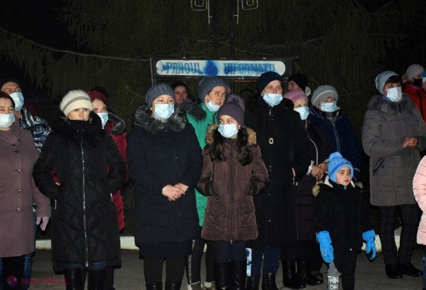 FOTO // Încă un sat iluminat în raionul Orhei. Echipa Partidului „ȘOR” a adus lumină pe străzi și la Șercani
