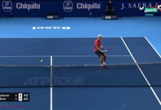 FOTO // Radu Albot a fost surclasat de marele Roger Federer. Tenismenul nostru a prins o zi proastă, dar a fost APLAUDAT de publicul din Basel 