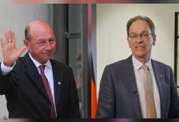 VIDEO // „UN DOBITOC!” Traian Băsescu, atac fără precedent la adresa ambasadorului Germaniei, care a pus sub semnul întrebării limba și identitatea românească din Basarabia: ,,Moldova a fost RUPTĂ de România prin Pactul Ribbentrop-Molotov