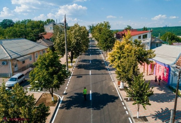 FOTO // Strada centrală din Orhei se află în plină modernizare. Prima porțiune a fost dată în EXPLOATARE