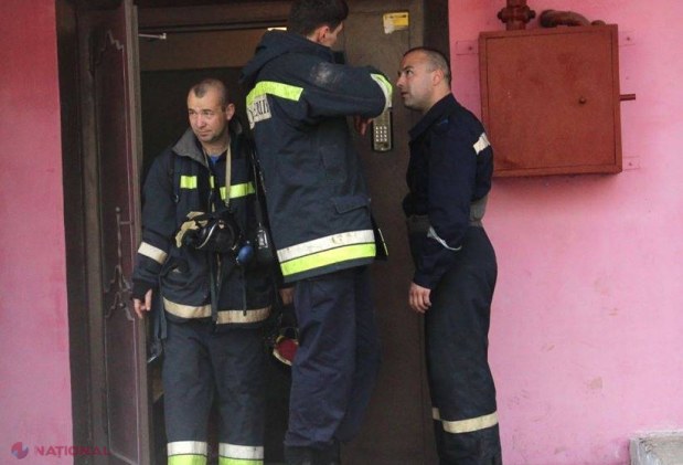 Foto // INCENDIU pe strada Grenoble din capitală