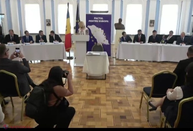 DOC, VIDEO //  „Pactul pentru Europa”, SEMNAT de 12 partide politice din R. Moldova. Ce prevede documentul ISTORIC și ce angajamente și-au luat semnatarii 