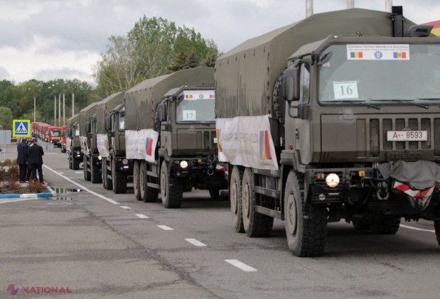 FOTO, VIDEO // IMAGINI cu DRONA: Ce era în cele 20 de CAMIOANE trimise de către România în R. Moldova