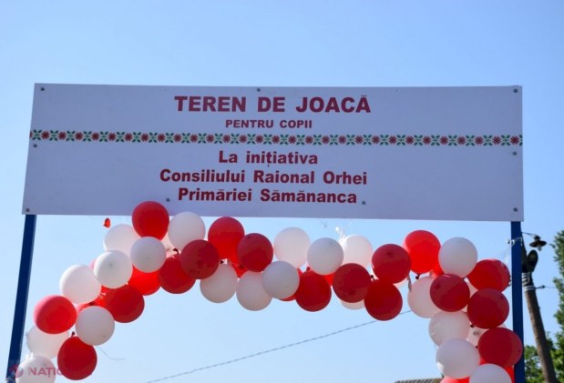 FOTO // În satele din raionul Orhei continuă PROIECTUL de amploare privind CONSTRUIREA terenurilor de joacă