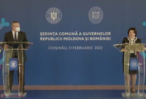 VIDEO // Premierii Natalia Gavrilița și Nicolae Ciucă, DECLARAȚII după ședința comună a gevernelor de la Chișinău și București