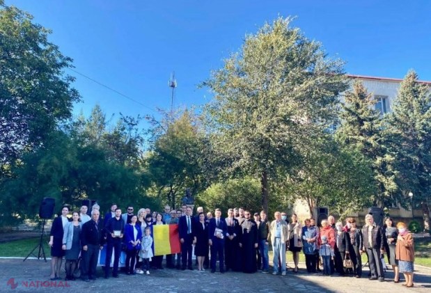 Bustul lui Constantin Stere, inaugurat la Rezina în prezența unui deputat din România