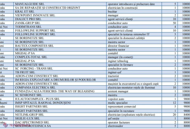 O firmă de la Chișinău oferă salariu de 45 de mii de lei lunar: TOP 100 cel mai bine plătite posturi vacante de muncă din R. Moldova