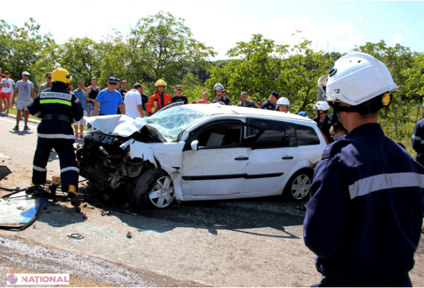 GRAV accident de circulație în apropiere de localitatea Bardar