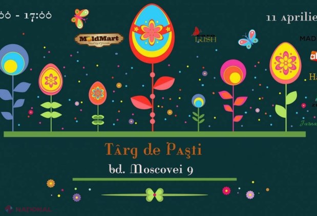 Târg handmade cu cadouri exclusive de Paști, astăzi în capitală