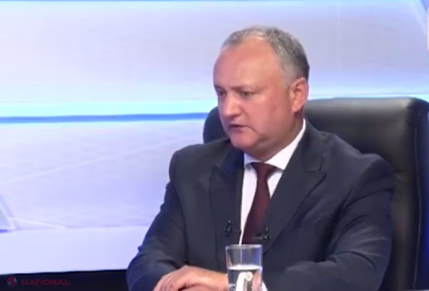 VIDEO // Președintele Igor Dodon îi vrea PERSONA NON GRATA pe cetățenii R. Moldova care pledează pentru Unirea R. Moldova cu România: „Niciun fel de Unire n-o să fie”