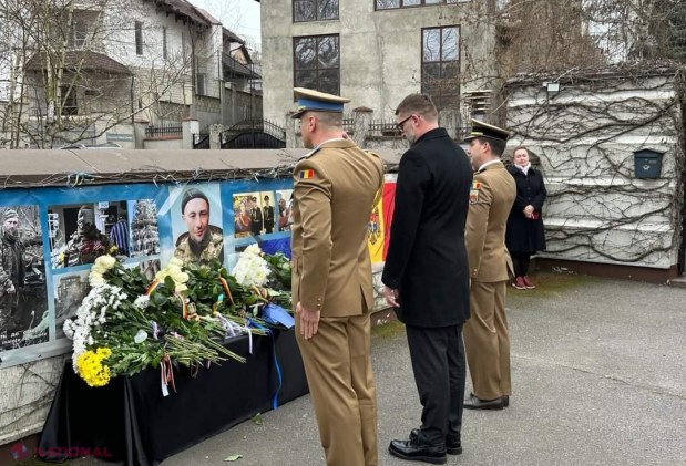 Conducerea MAE de la Chișinău, flori la Ambasada Ucrainei, împreună cu ambasadorii statelor UE: ,,R. Moldova va oferi tot sprijinul necesar Ucrainei. Într-un final, Ucraina va învinge!