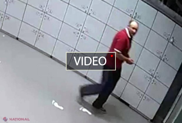 VIDEO // Și-a lăsat bunurile în dulapul special al unui supermarket din capitală, dar a pierdut cheia prin magazin. Ce-a urmat a fost înregistrat de camerele de supraveghere