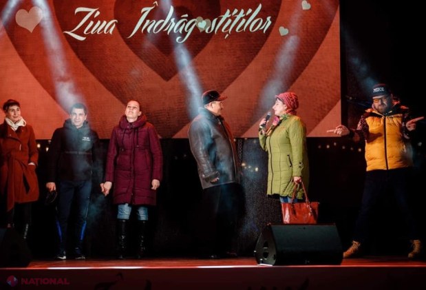 Sărbători fastuoase de Ziua Îndrăgostiților, organizate la inițiativa lui Ilan Șor la Orhei și Taraclia