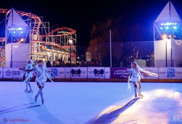 FOTO // La „Orheiland” s-a redeschis cel mai MARE PATINOAR din R. Moldova. Intrarea este GRATIS!