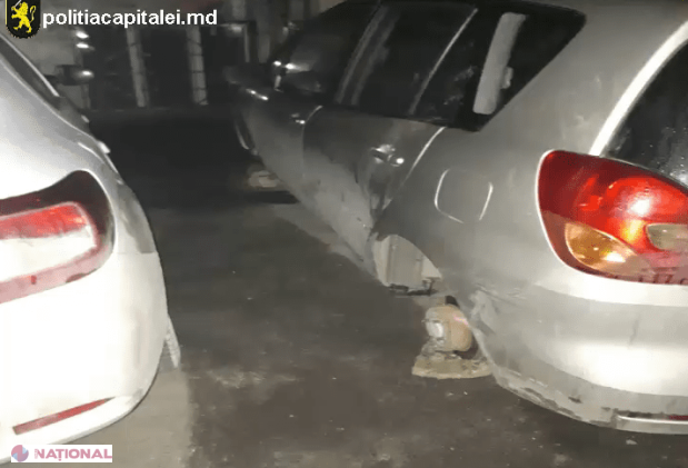 Dimineața devreme, la furat roți în sectorul Râșcani. Norocul proprietarului: hoții au fost reținuți imediat