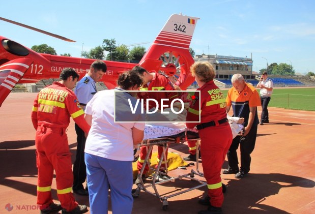 Elicopterele SMURD din România, tot mai des salvând cetățeni ai R. Moldova: Un adolescent de 15 ani de la Florești, adus la Chișinău
