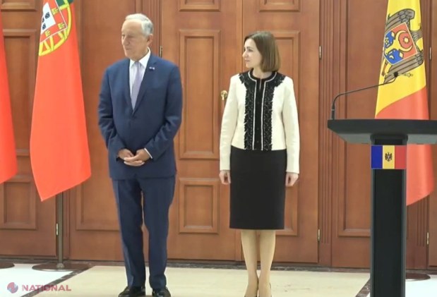 VIDEO // Portugalia vrea R. Moldova în UE. Președintele Marcelo Rebelo de Sousa: „Eu simt că R. Moldova poate adera la UE până în 2030. Sper că la ai mei 82 de ani să văd R. Moldova în UE”