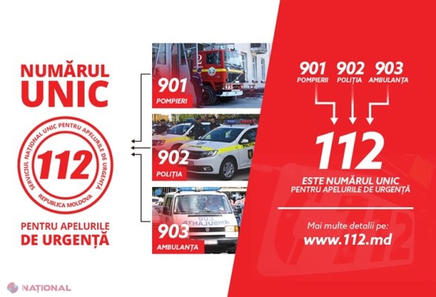 IMPORTANT // Numerele de URGENȚĂ 901, 902 și 903 NU mai sunt funcționale. Apelați doar 112