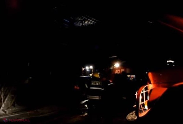 VIDEO // Incendiu la Glodeni