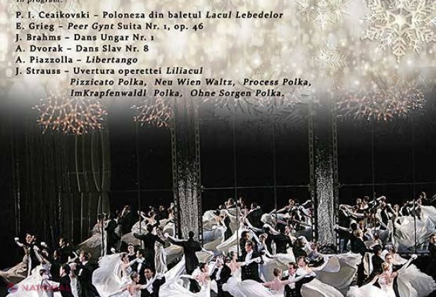 Cele mai CUNOSCUTE dansuri clasice, într-un concert EXCEPȚIONAL la Chișinău