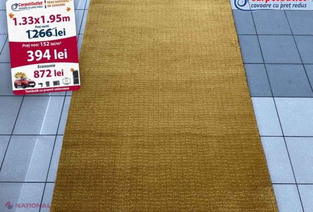 Târg Național de Covoare cu Reduceri de Toamnă în toate magazinele Carpet Outlet din Chișinău și Bălți