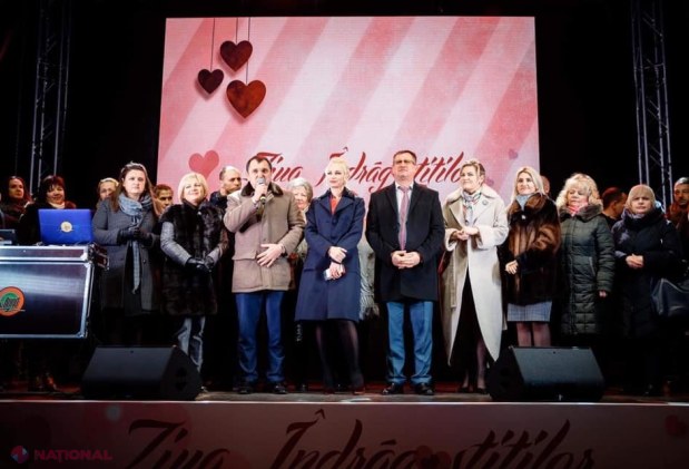 Sărbători fastuoase de Ziua Îndrăgostiților, organizate la inițiativa lui Ilan Șor la Orhei și Taraclia