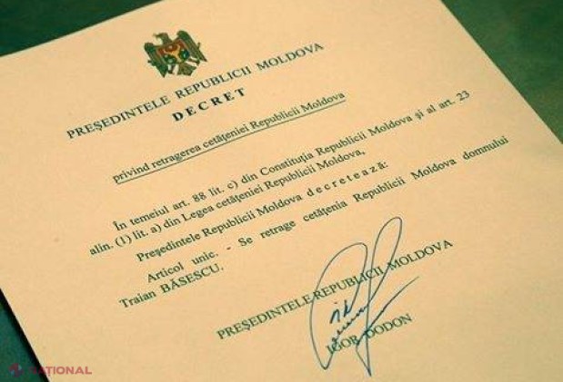 DOC Dodon a semnat decretul de RETRAGERE a cetățeniei lui Traian Băsescu