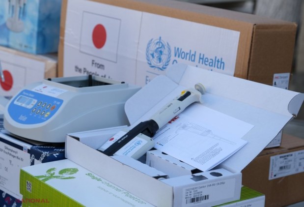 FOTO // Echipamente medicale în valoare de 1,3 milioane de dolari, donate R. Moldova de către Guvernul Japoniei și OMS