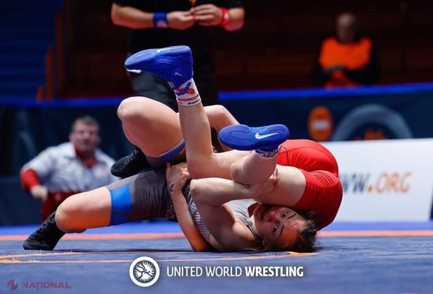 FOTO // Cea mai bună sportivă din R. Moldova în 2023 și-a adjudecat prima MEDALIE în 2024. Anastasia Nichita și-a zdrobit adversara cu 14-4
