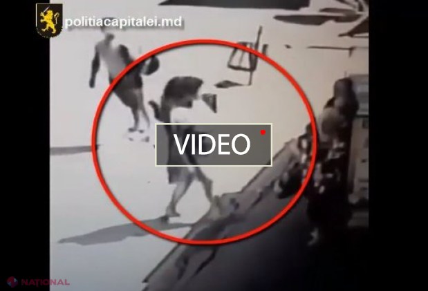 VIDEO // RUȘINOS: O femeie din Chișinău FURĂ, ziua în amiaza mare, un suport care aparține unui copil invalid 