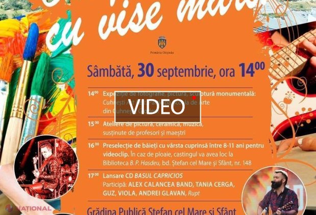 INIȚIATIVĂ // Tinerii talentați din R. Moldova vor evolua alături de artiști consacrați, în cadrul proiectului „Orașul meu de vise mari”, lansat de Primăria Chișinău