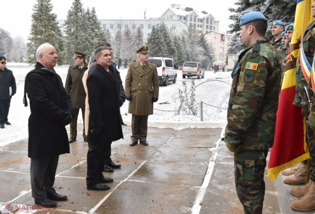 VIDEO, FOTO // Zeci de militari ai Armatei Naționale vor asigura PACEA în Kosovo: „Încrederea și admirația cu care lumea liberă privește R. Moldova se datorează vouă și muncii voastre prețioase”
